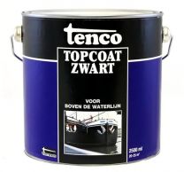 TENCO TOPCOAT ZWART 2,5LTR (TEERVRIJ)